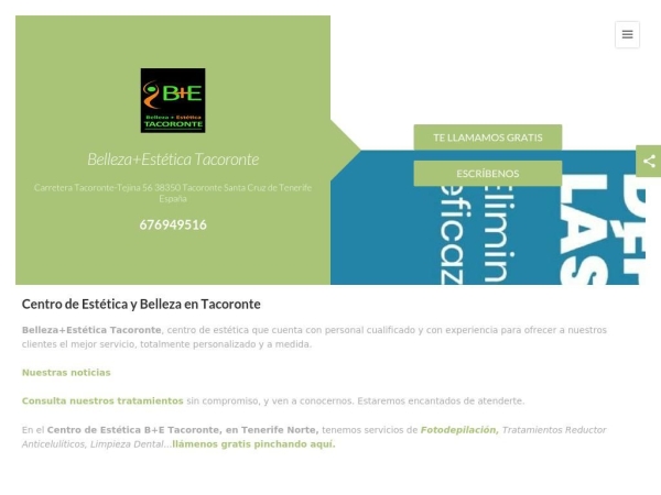 bellezaesteticatacoronte.es
